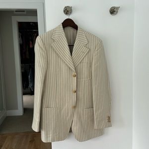 stripped blazer